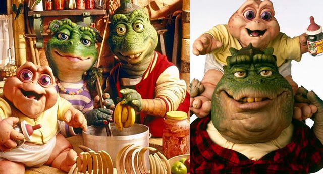 Dinosaurios: Así se grababa la famosa serie y estos son los actores sin sus trajes