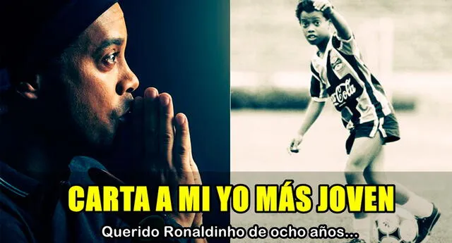La emotiva carta que Ronaldinho se escribió a sí mismo 