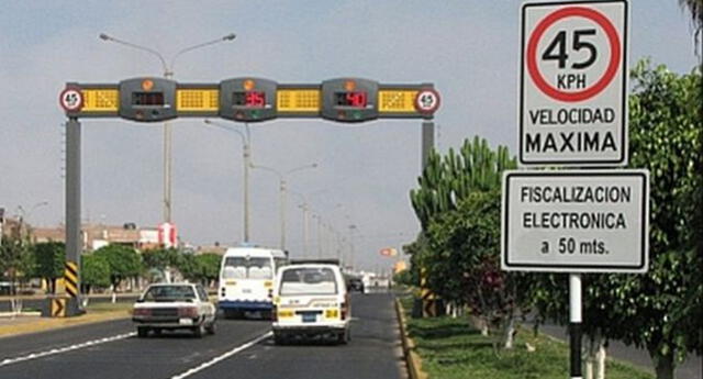 Estas son todas las zonas donde puedes recibir multas de velocidad en Lima y Callao