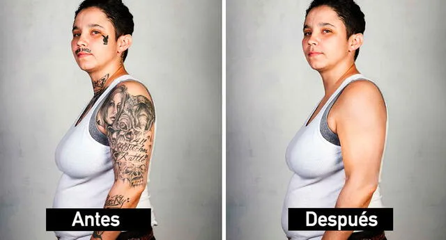 9 personas cuyos tatuajes fueron borrados gracias a la 'magia' del Photoshop