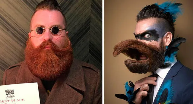 Las mejores barbas y bigotes de Estados Unidos se presentaron a peculiar concurso