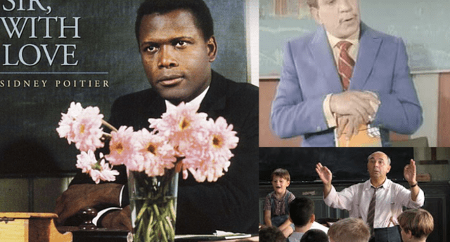 Sidney Poitier y Cantinflas tomaron roles de maestro de escuela en algún momento de su carrera