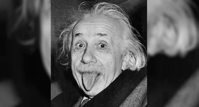 ¿Cuál es la explicación de la famosa foto de Albert Einstein? 