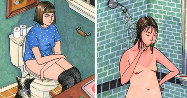 Sally Nixon es la autora de estas llamativas ilustraciones.
