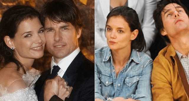 Tom Cruise y Katie Holmes rompieron palitos en 2012.