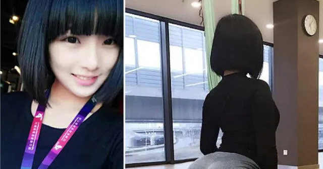 Gao Qian tiene 19 años y el tamaño de su trasero la ha llevado a ganar varias competencias.