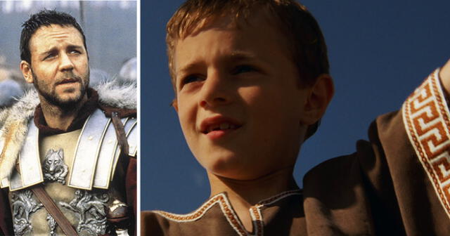 En "El Gladiador", Giorgio Cantarini interpretaba al hijo del 'El Español'.