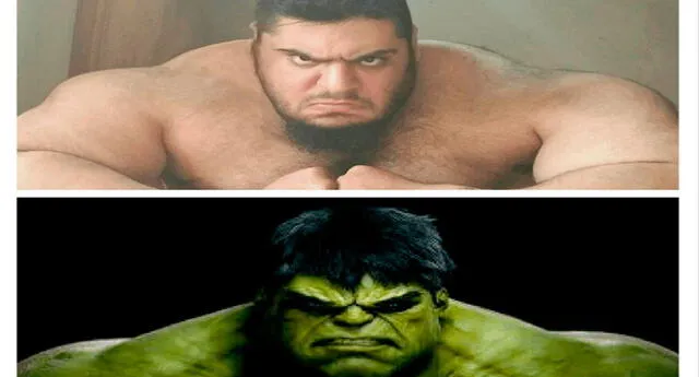 Iraní sorprende al mundo por su extremo parecido con ‘Hulk’, el superhéroe de Marvel