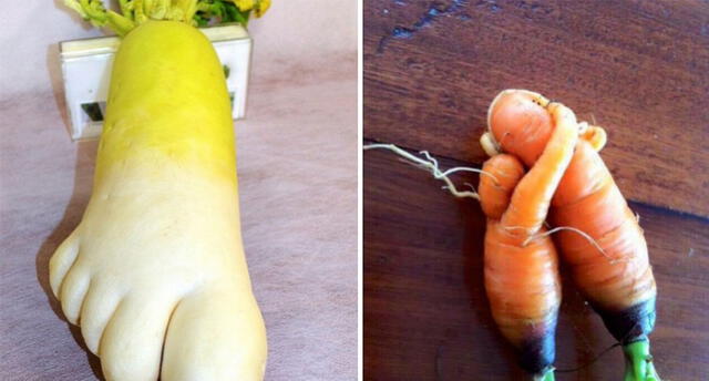 Las zanahorias son muy "románticas"