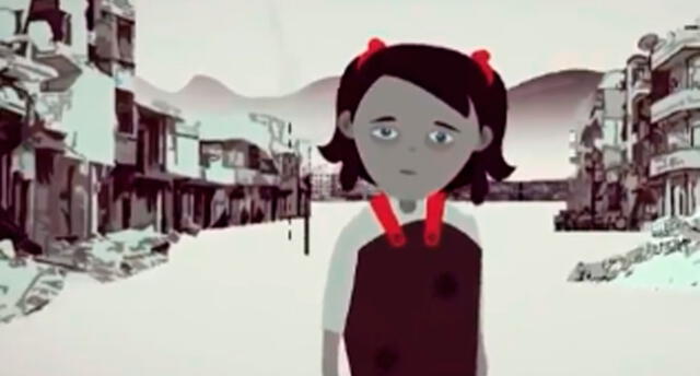 El video explica la cruda realidad de Siria desde la perspectiva de una niña.