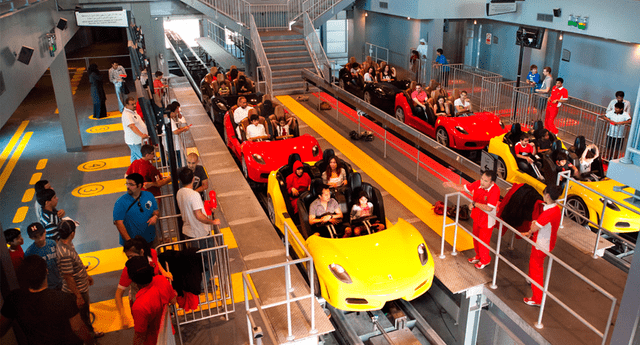 Sus galerías albergan modelos exclusivos de Ferrari