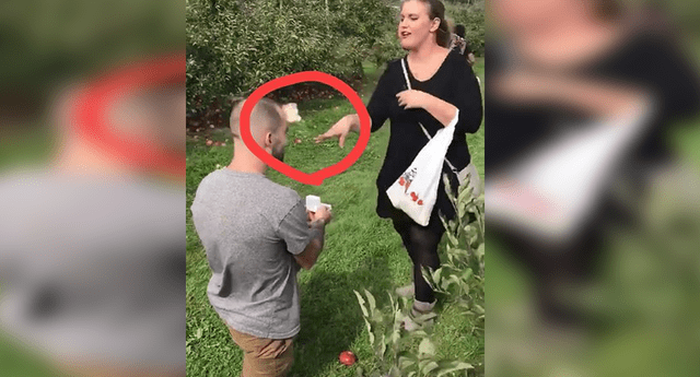 La novia pensó que la propuesta era falsa.