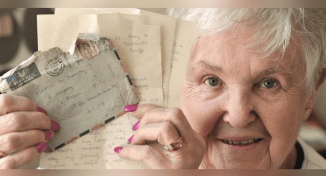 Encontró su carta de amor después de 57 años. 