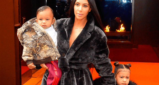 Los internautas criticaron a Kim Kardashian por exponer a sus hijos a los peligros de la red