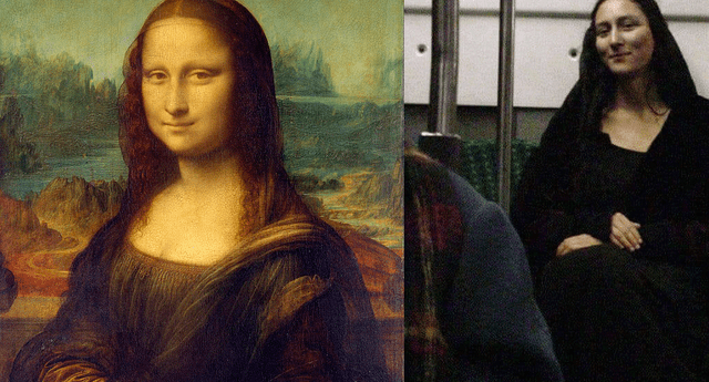 La imagen que dio la vuelta al mundo de la supuesta Mona Lisa. 