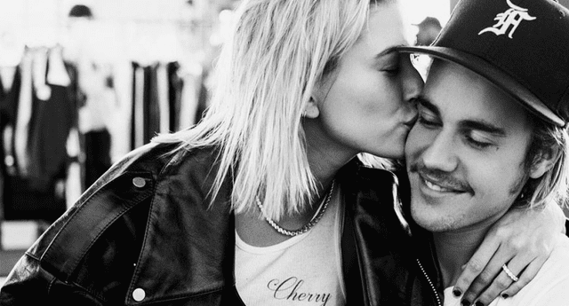 Justin Bieber remeció Instagram al publicar una foto íntima junto a su novia 