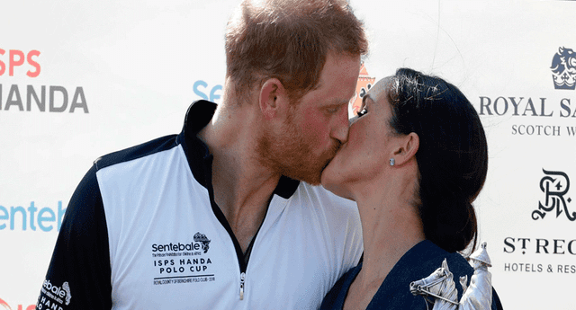 Los duques de Sussex se dieron un afectuoso beso durante un evento público