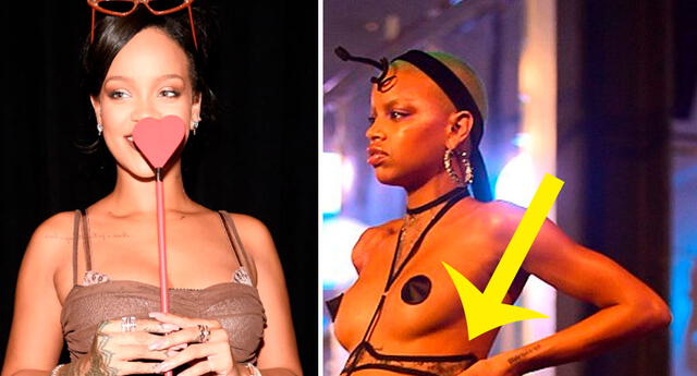Una de las modelos de Rihanna estuvo a punto de dar a luz en pleno desfile.