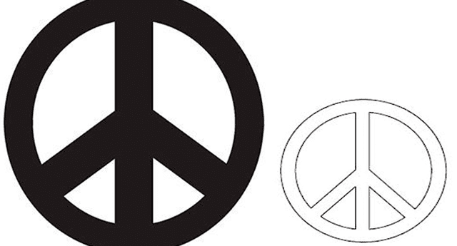 La idea del "símbolo de la paz" surgió al querer representar las letras ‘D’ y ‘N’, iniciales de la palabra ‘Desarme Nuclear’