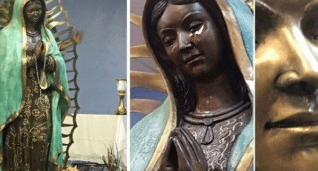 ¡Milagro en México! Captan a Virgen de Guadalupe llorando y fieles se vuelven locos. 