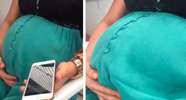 Imágenes muestran los increíbles movimientos de un bebé dentro del vientre de su madre