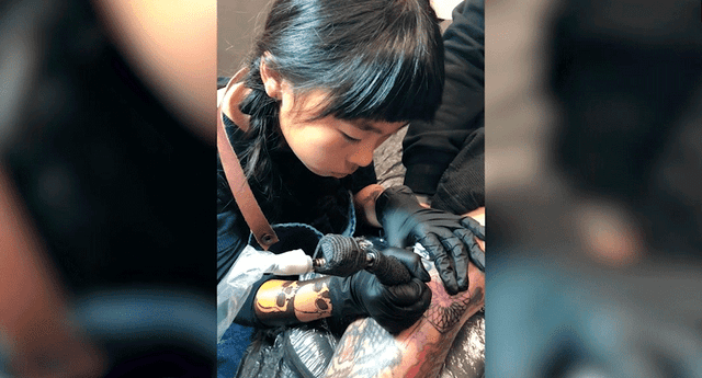Noko Nishigaki es la tatuadora más joven.