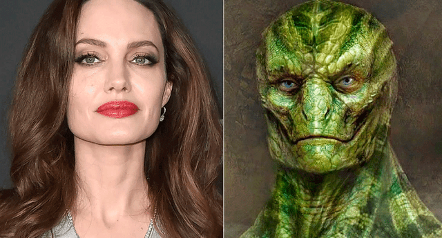 Angelina Jolie es una reptiliana para muchas personas.