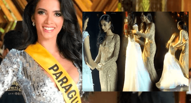 La paraguaya  María Clara Sosa se desmayó tras escuchar que era la ganadora del Miss Grand International 2018