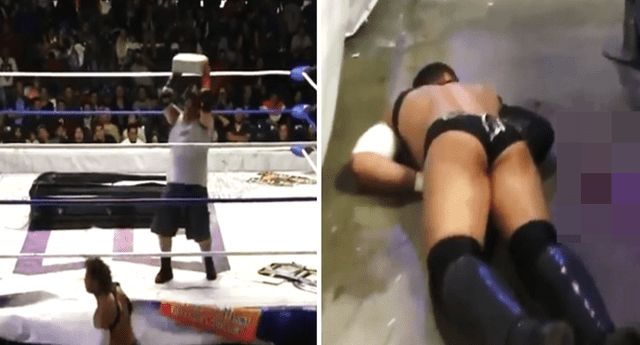 Luchador noqueó a su rival con un ladrillo en la cabeza durante un combate “sin reglas”. 
