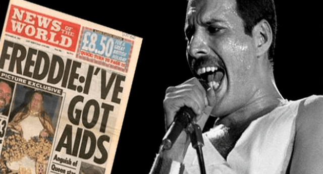 Un día antes de fallecer, Freddie Mercury emitió un mensaje en el que admitía que era portador de VIH/Sida, tras meses de especulaciones