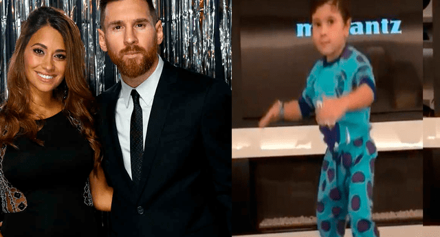 Messi causo sensación en las redes al publicar una divertida grabación de su hijo bailando "Sexy and I know it"