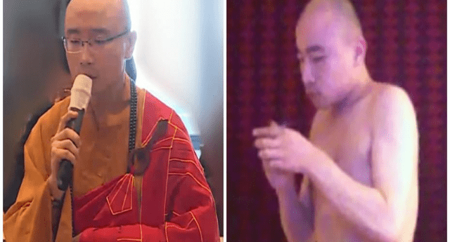 Filtran orgías gays de monje budista y “religioso” culpa a su ex amante. 