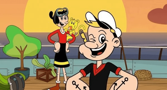 El primer episodio de Popeye’s Island Adventures está en YouTube y además nos muestra a una Olivia independiente que dejó de ser una damisela en peligro. Foto: Captura.