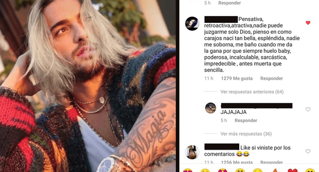 Maluma quiso lucir sexy en la cama, pero fans dudan de su orientación sexual y lo detruyen. 