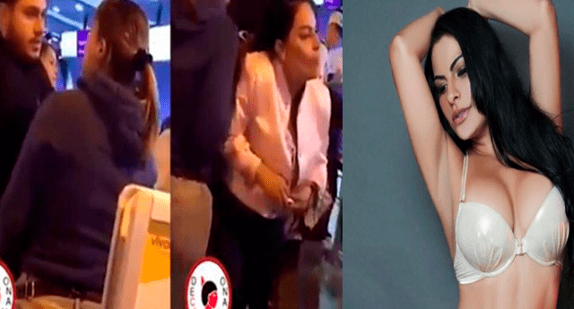 Mujer fue agarrada de los pelos por la esposa de su amante en plena salada de abordaje en aeropuerto de Colombia.