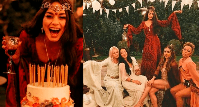 Vanessa Hudgens celebró su cumpleaños número 30 con una fiesta temática inspirada en "El Señor de los anillos". Foto: Instagram