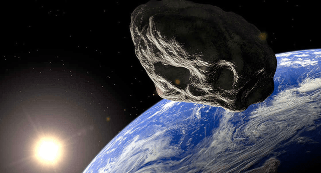 El asteroide fue captado por científicos de la NASA