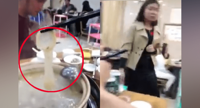 Hombre encuentra un condón en sopa de restaurante chino y avergüenza a mesera.