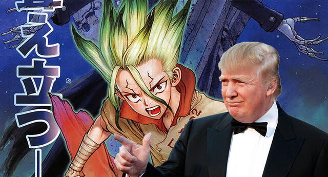 Donald Trump aparece en el último capítulo del manga de Dr. Stone sorprendiendo a los lectores