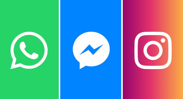 WhatsApp, Messenger e Instagram, las apps de Facebook, se unificarían en un plan futuro de la compañía. | Fuente: BBC