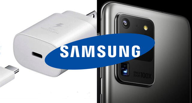 Samsung se estaría planteando dejar de incluir cargador en la caja de sus dispositivos móviles. | Fuente: Composición.