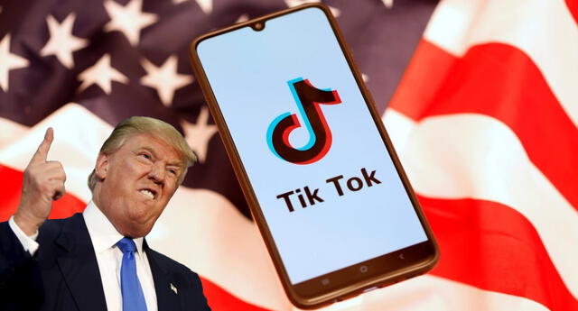 La gestión Trump tiene a TikTok en la mira y podría terminar prohibiendo la app en los próximos días. | Fuente: Composición.
