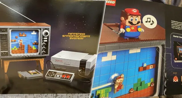 LEGO lanza teaser de su próximo set inspirado en NES que incluye un cartucho de Super Mario Bros y una TV (VIDEO)