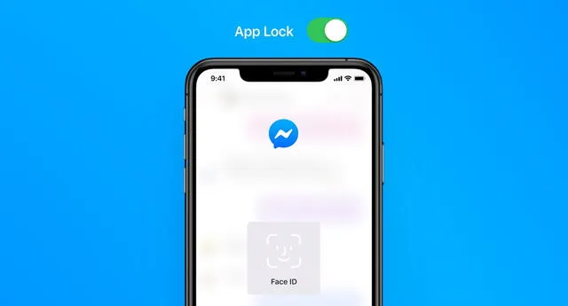 Facebook ha decidido implementar el app lock de forma nativa a Messenger para seguridad de los usuarios. | Fuente: Facebook.