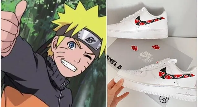 Crean las zapatillas Nike perfectas para todos los fanáticos de Naruto.