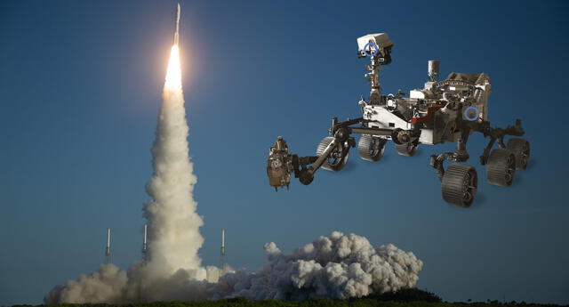 El rover Perseverance será el nuevo agente que explorará la superficie marciana en febrero de 2021. | Fuente: NASA.