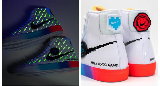 Nike lanza colección de zapatillas inspirada en la cultura gamer y con temática retro