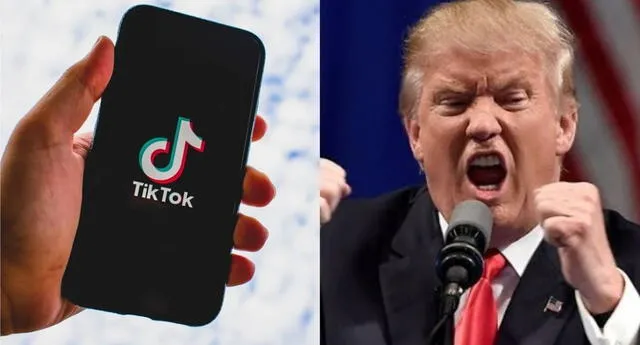 Donald Trump reveló que la prohibición de TikTok sería más pronto de lo que muchos esperaban y que firmará el acta el 1 de agosto. | Fuente: Composición.