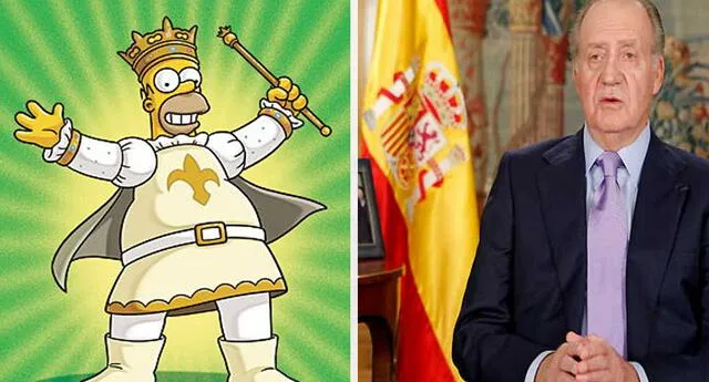 Los Simpson acierta una nueva predicción y esta vez con el Rey Juan Carlos I abandonando España