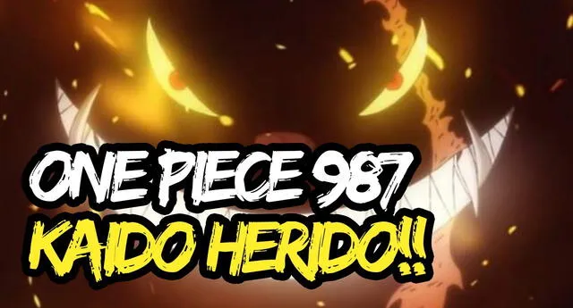 One Piece 987 : Kaido ha sido herido por fin y el manga nos deja suspenso en Wano